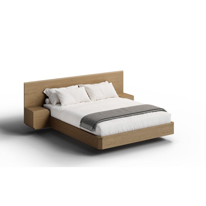 Bed Auxerre (Natural Wood)